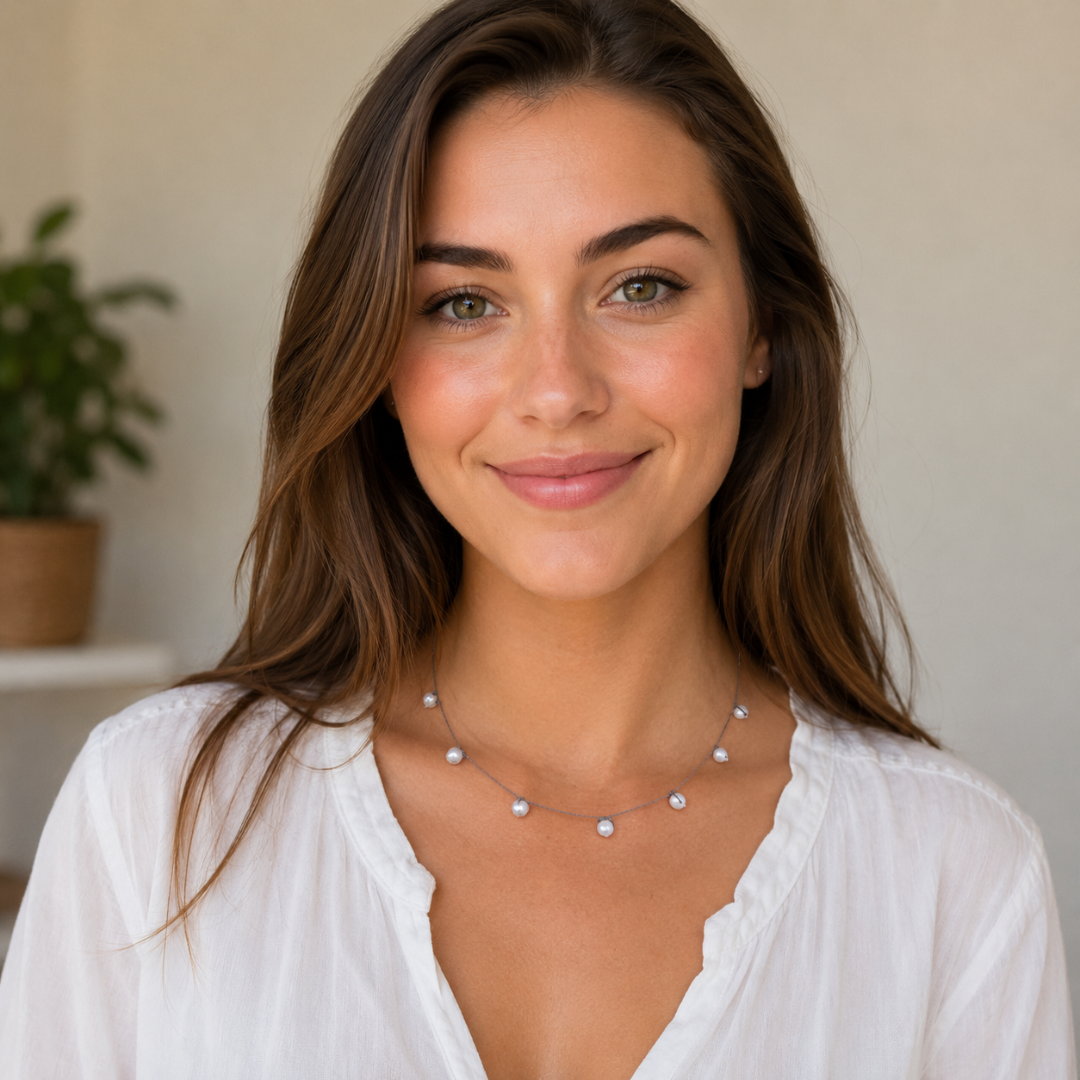 White Freshwater Pearl necklace