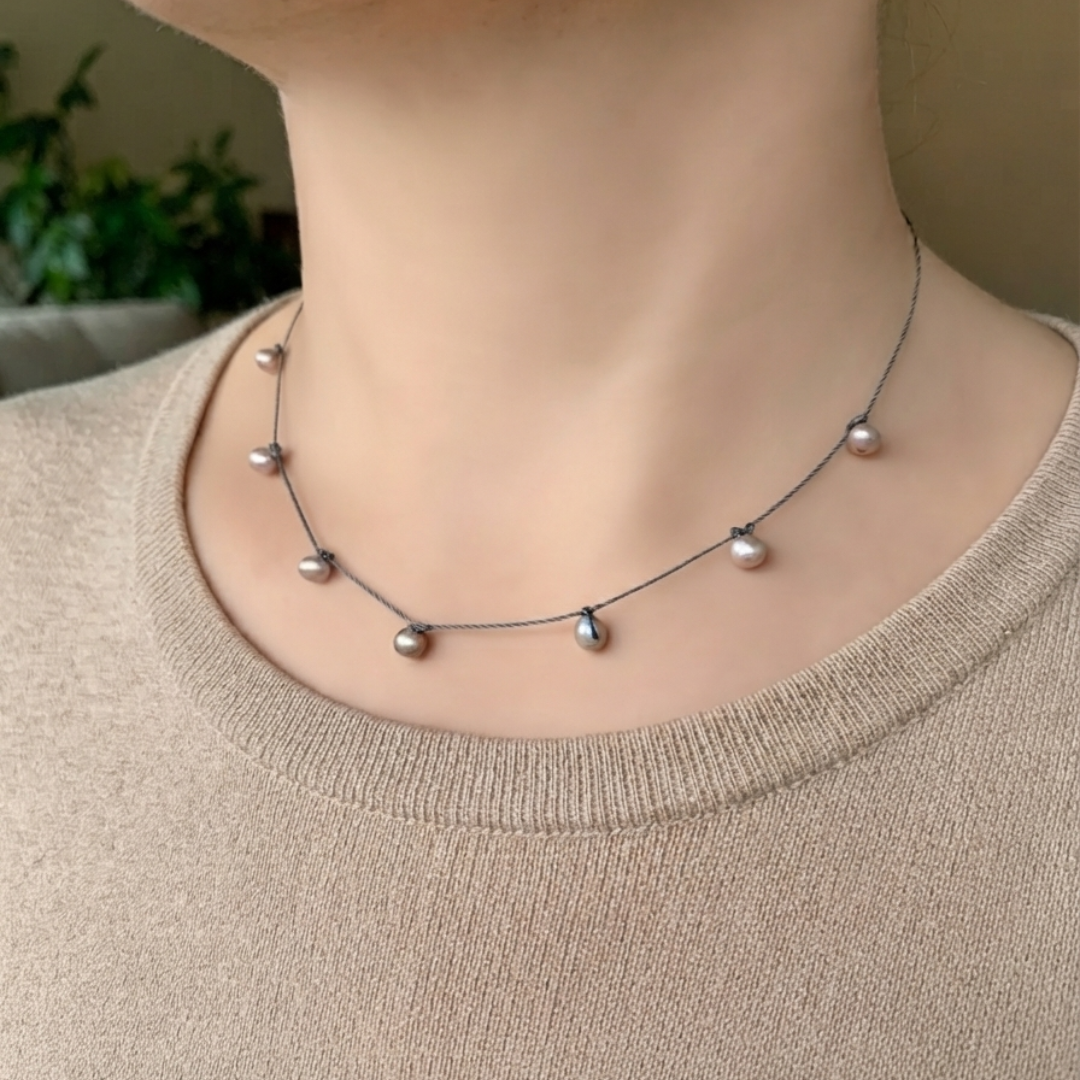 Champagne Freshwater Pearl Necklace