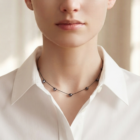 Peacock Pearl Necklace